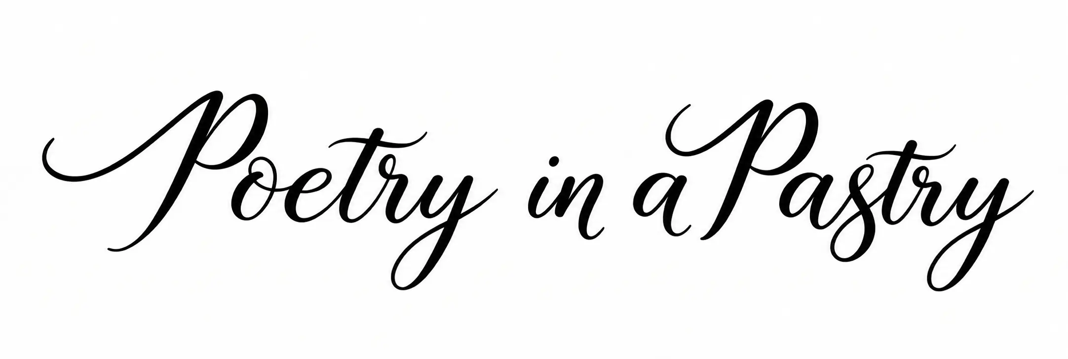 Poetry in Pastry logo